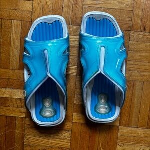 90s Y2k blue jelly slides